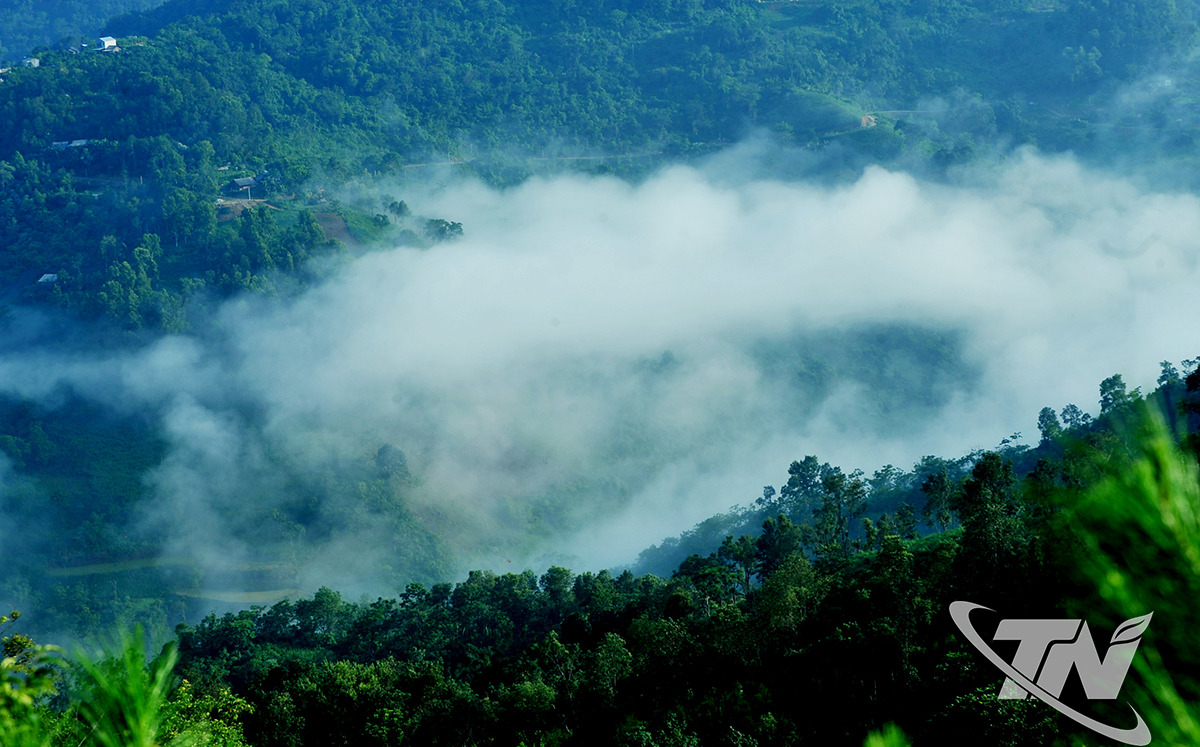 Immersed in the vast skies of Lung Trang grassland, Thai Nguyen province