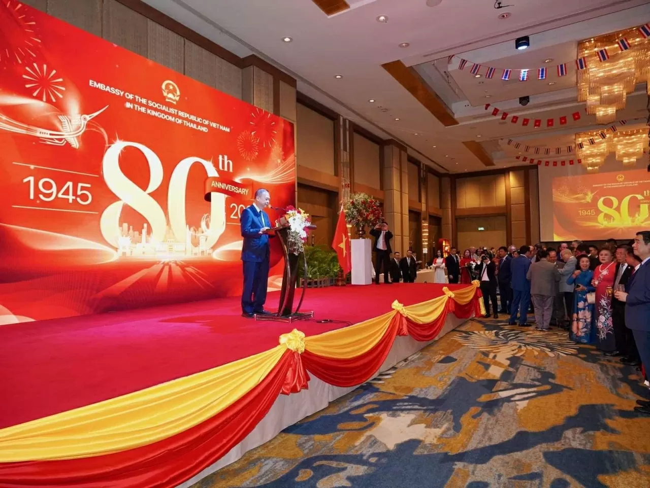 Vietnamese Embassy in Thailand marks 80th National Day, highlighting vibrant bilateral relations