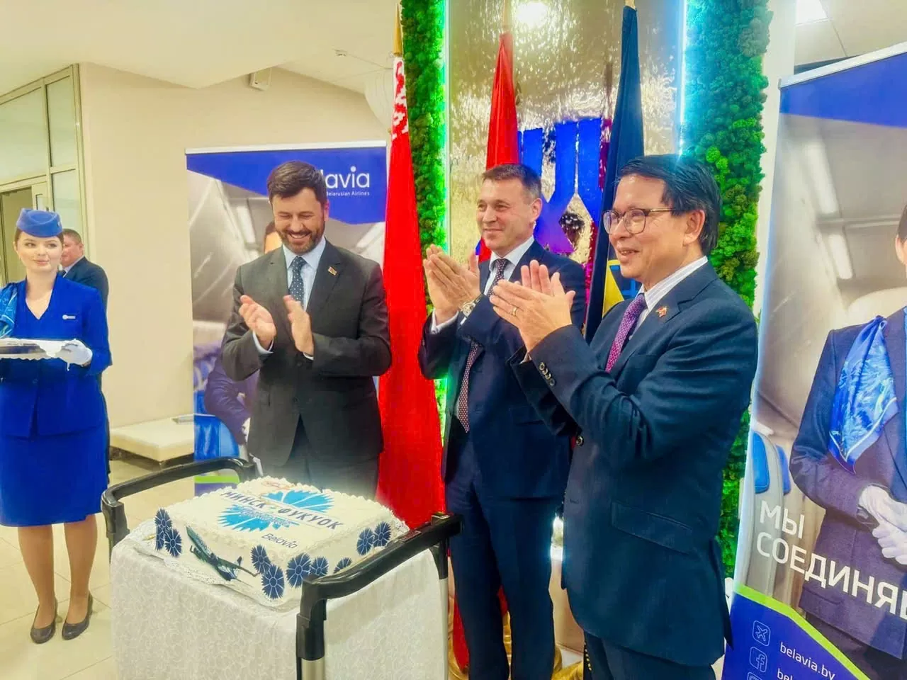 Belarus National Airline Belavia launches first direct flight to Vietnam, connecting Minsk with Phu Quoc Belarus National Airline Belavia launches first direct flight to Vietnam, connecting Minsk with Phu Quoc