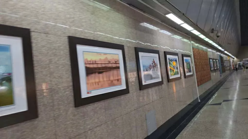 Photo exhibition 'Vietnam: Eternal Beauty and Vitality' at the subway station in Tehran, Iran