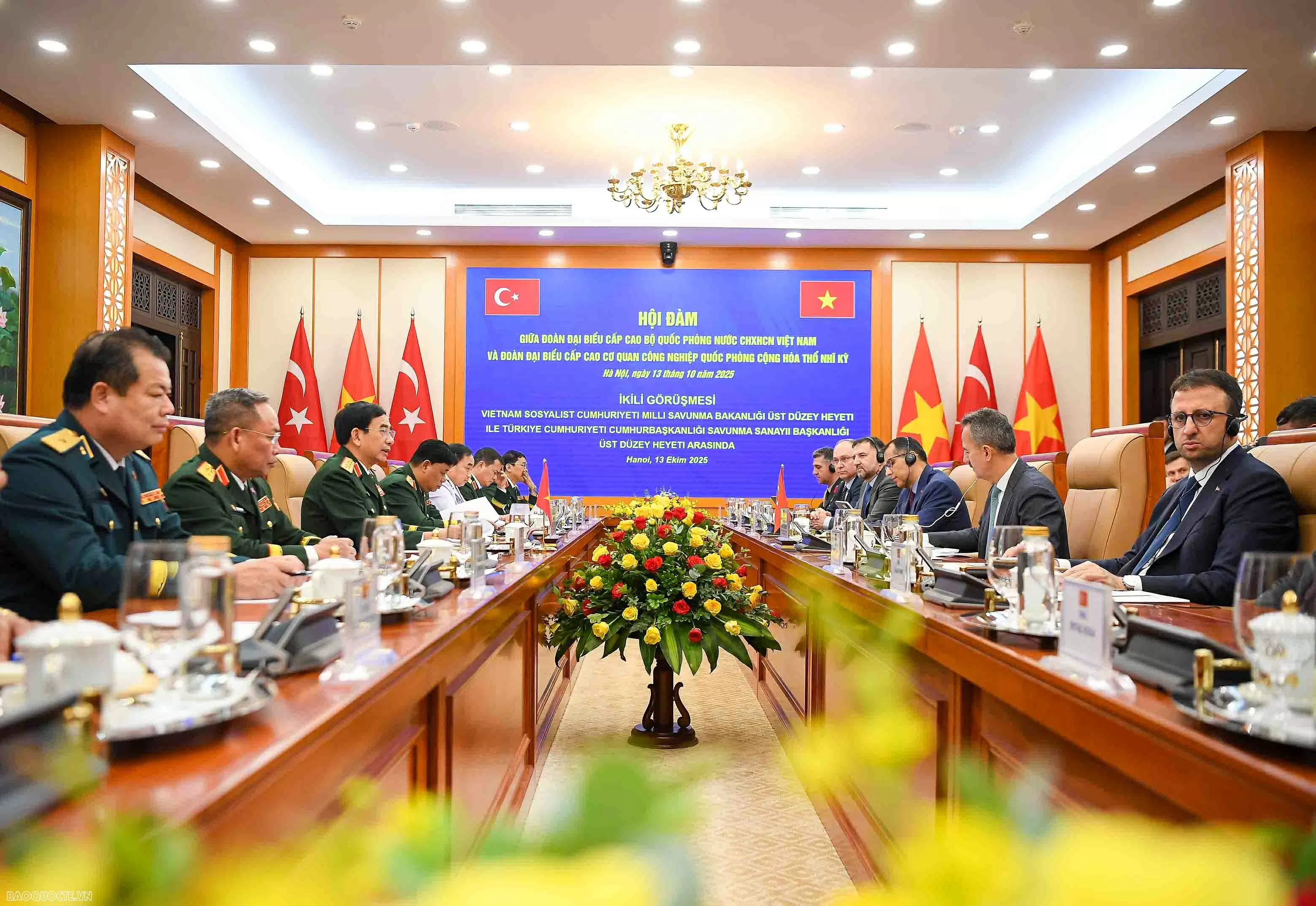 Vietnam - Turkey commit to strengthening defense industry cooperation