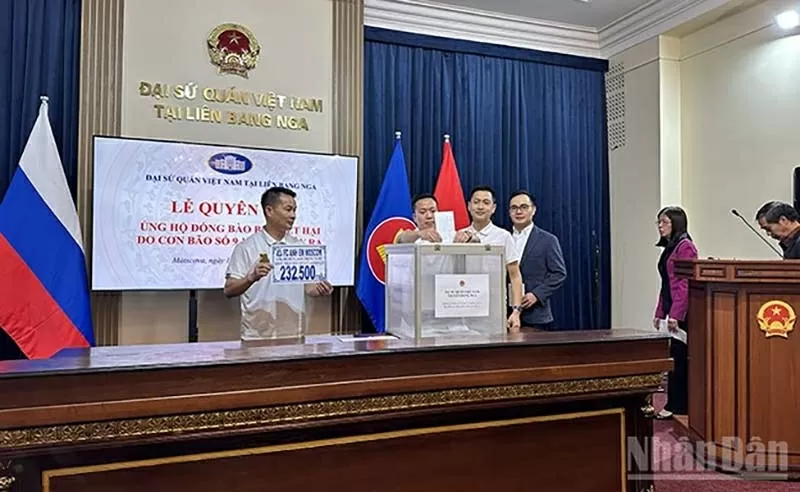 Vietnamese community in Russia raises funds to support flood victims