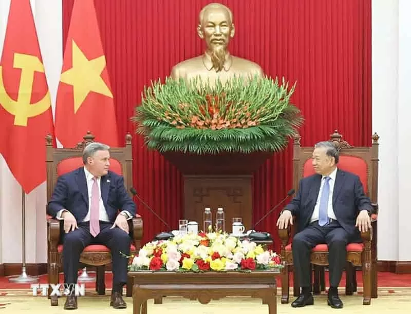 General Secretary To Lam welcomes Murphy Oil’s expansion plan in Vietnam’s oil-gas sector General Secretary To Lam welcomes Murphy Oil’s expansion plan in Vietnam’s oil-gas sector