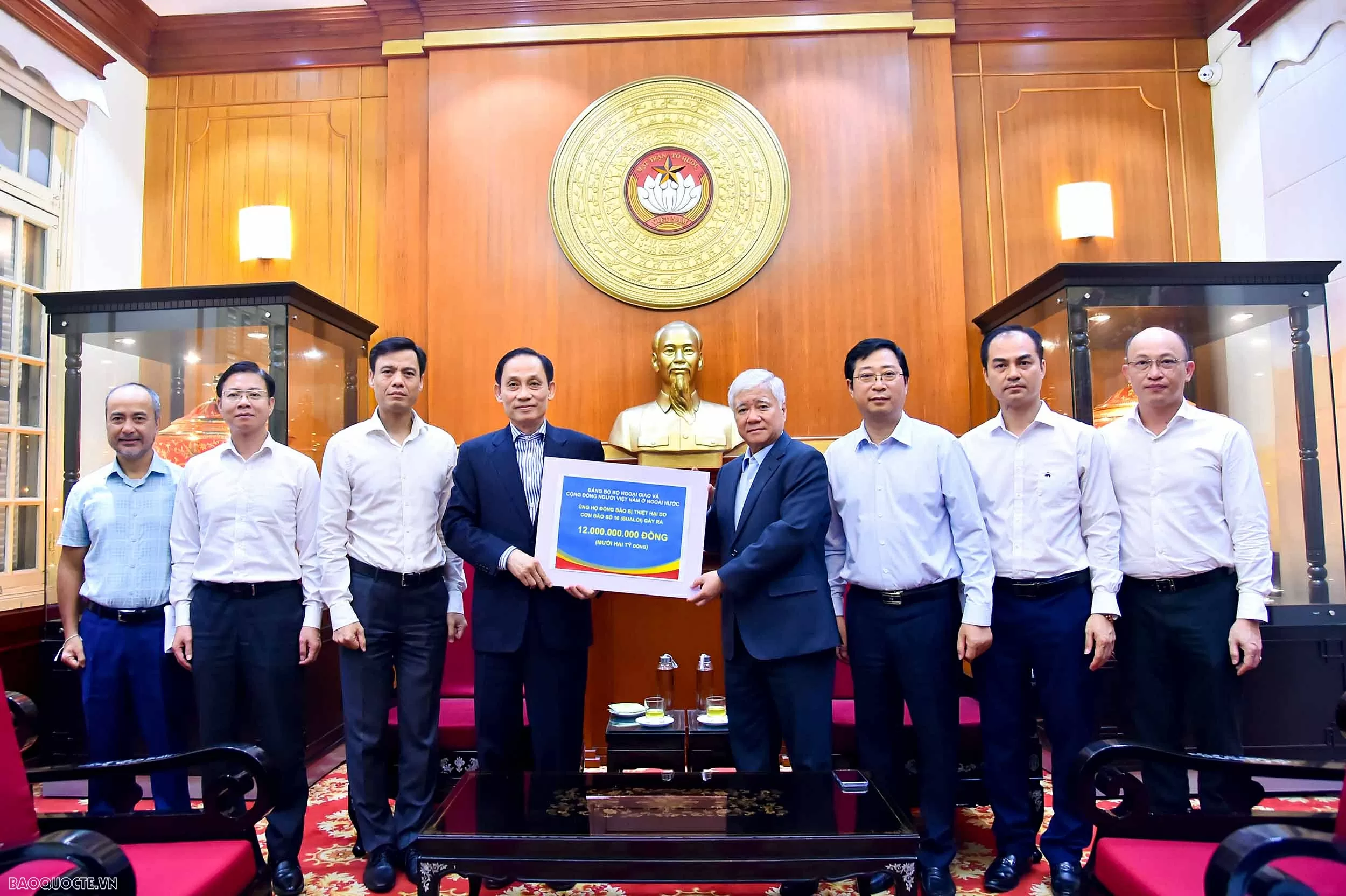 Ministry of Foreign Affairs supports victims of Typhoon No. 10: Spreading compassion and community responsibility