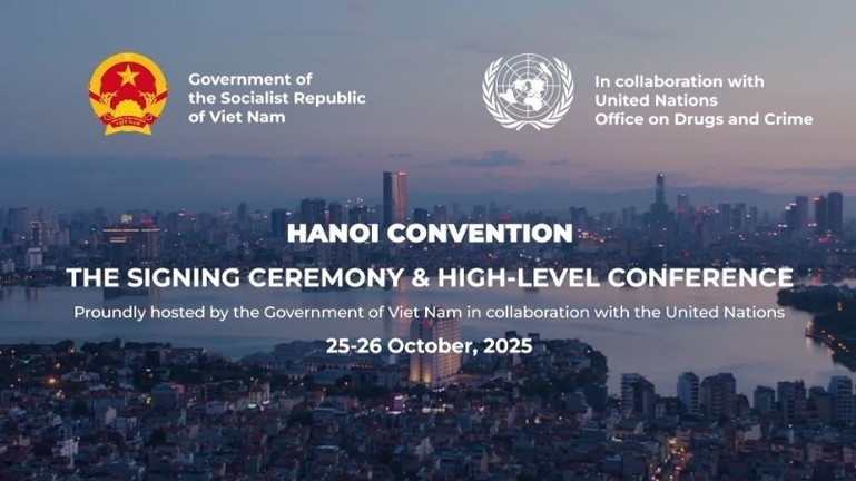 Rehearsal for the signing ceremony of the Hanoi Convention to be held on October 23