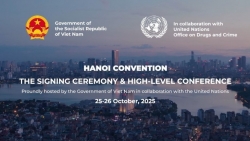 Rehearsal for the signing ceremony of the Hanoi Convention to be held on October 23