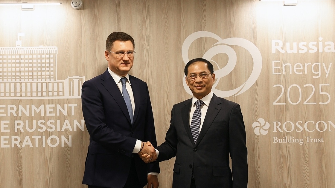 Deputy PM Bui Thanh Son meets with Russian counterpart and business leaders to accelerate energy cooperation