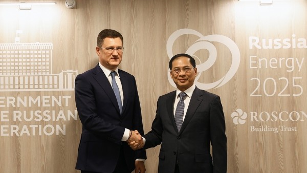 Deputy PM Bui Thanh Son meets with Russian counterpart and business leaders to accelerate energy cooperation
