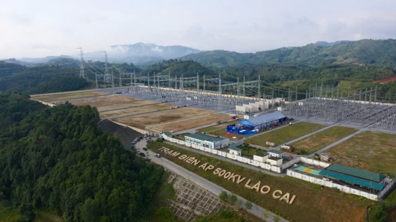 500 kV Lao Cai – Vinh Yen Power Line inaugurated: A key project for national energy security
