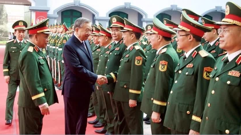 Party chief To Lam calls for keen insight and professional acumen in defence intelligence officers