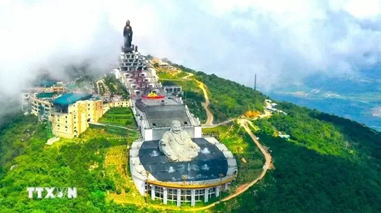 A view of Ba Den National Tourism Site in Tay Ninh (Photo: VNA)