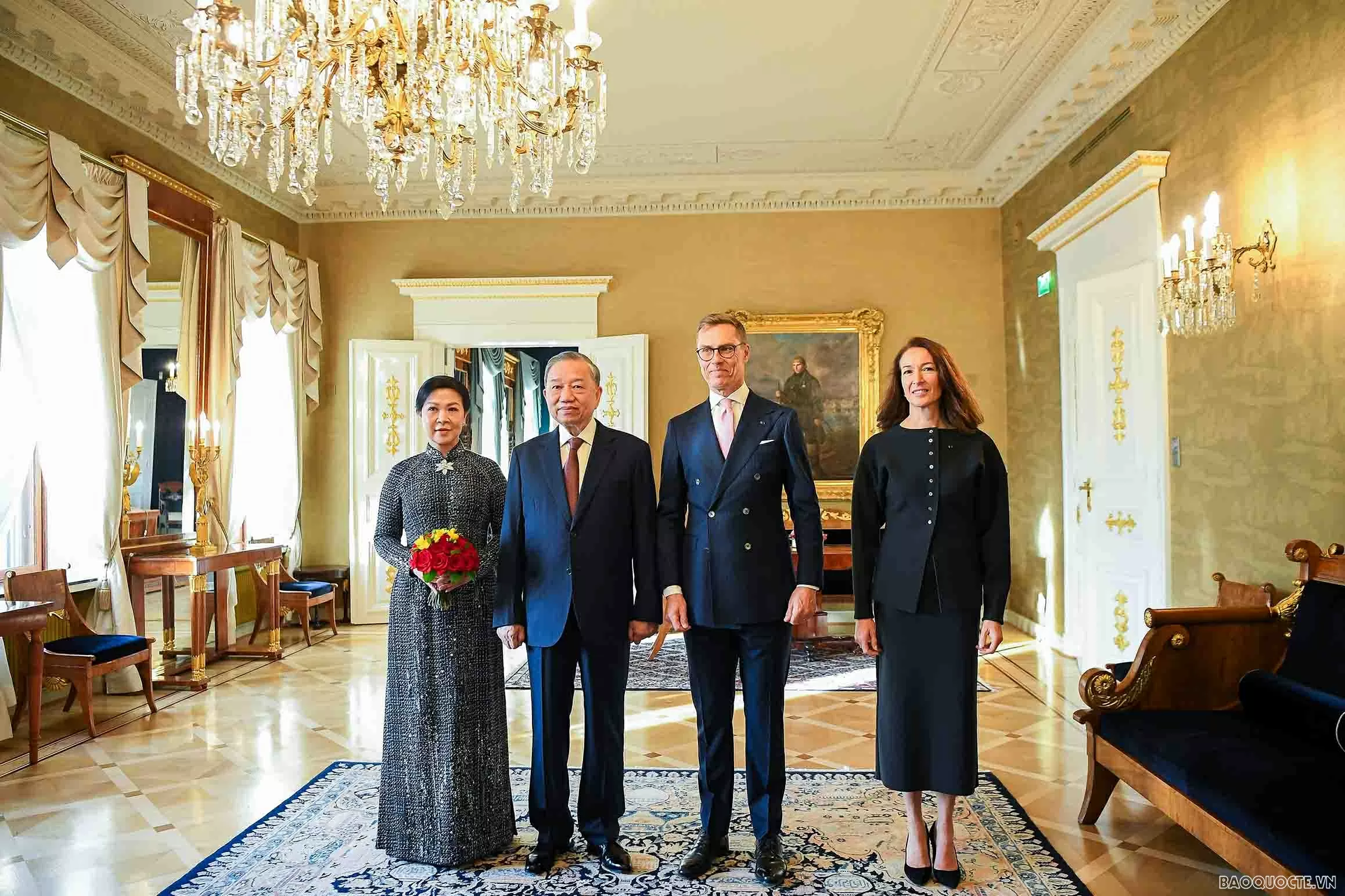 Welcome ceremony held for General Secretary To Lam and Spouse in Finland Welcome ceremony held for General Secretary To Lam and Spouse in Finland