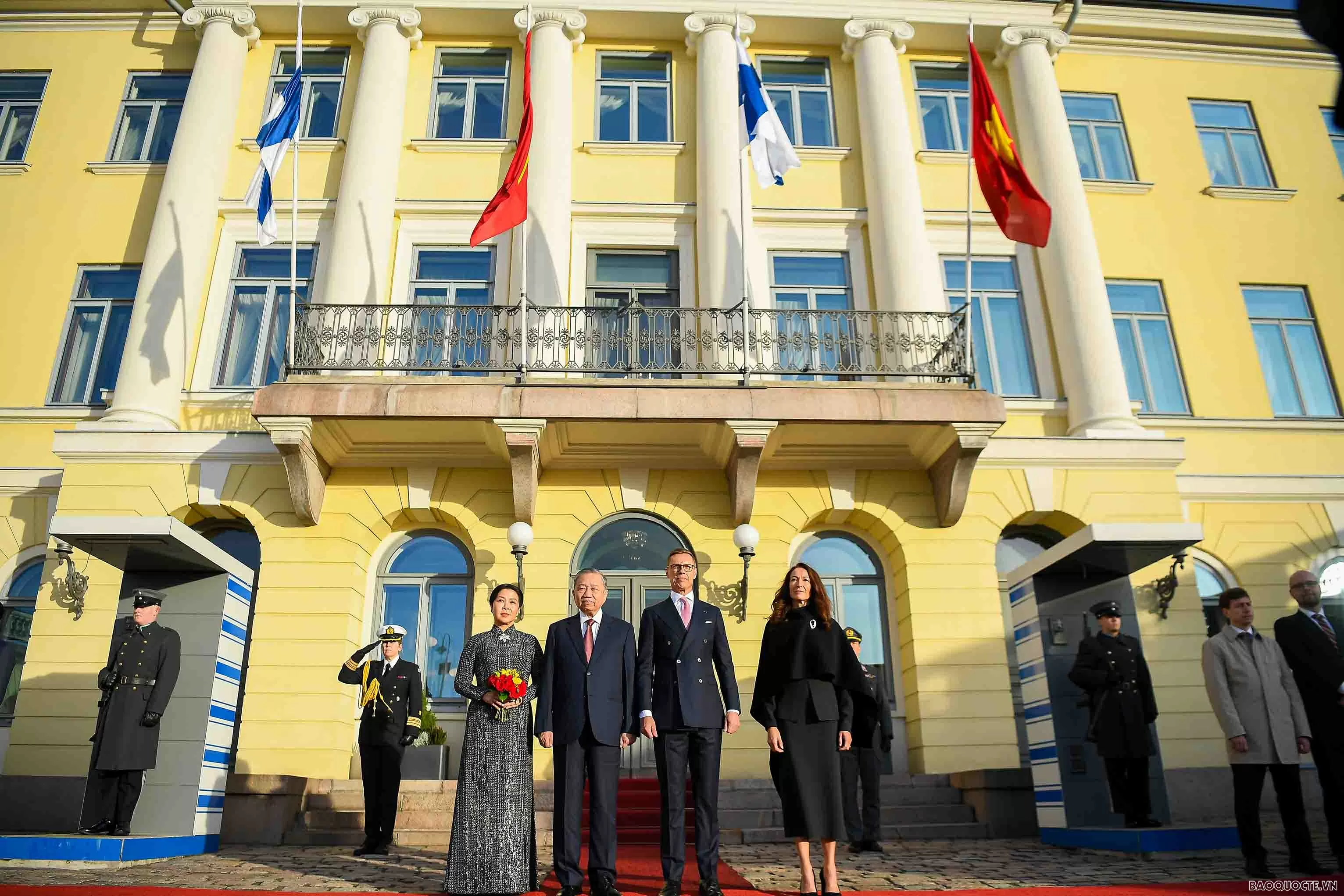Welcome ceremony held for General Secretary To Lam and Spouse in Finland