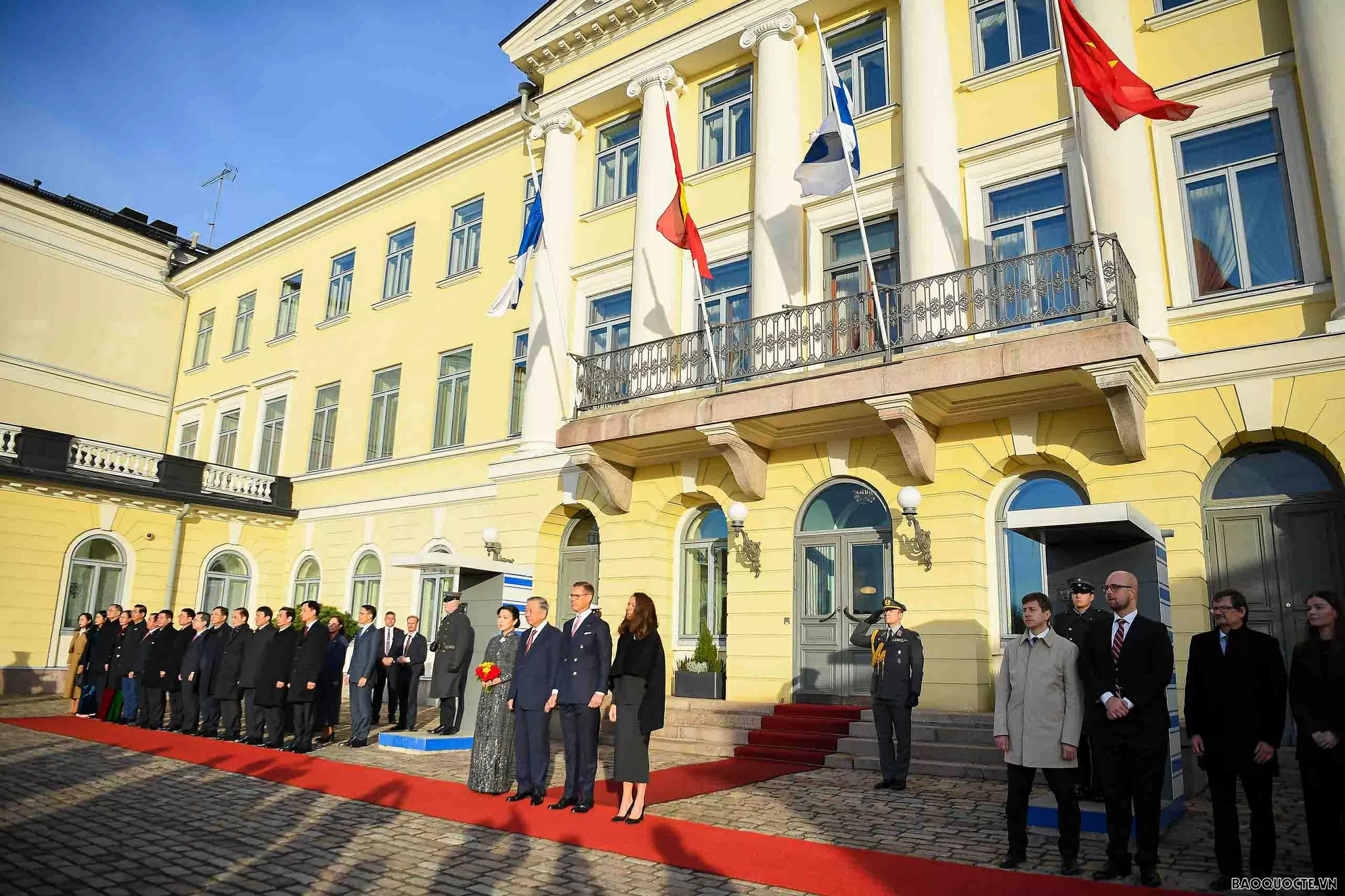 Welcome ceremony held for General Secretary To Lam and Spouse in Finland