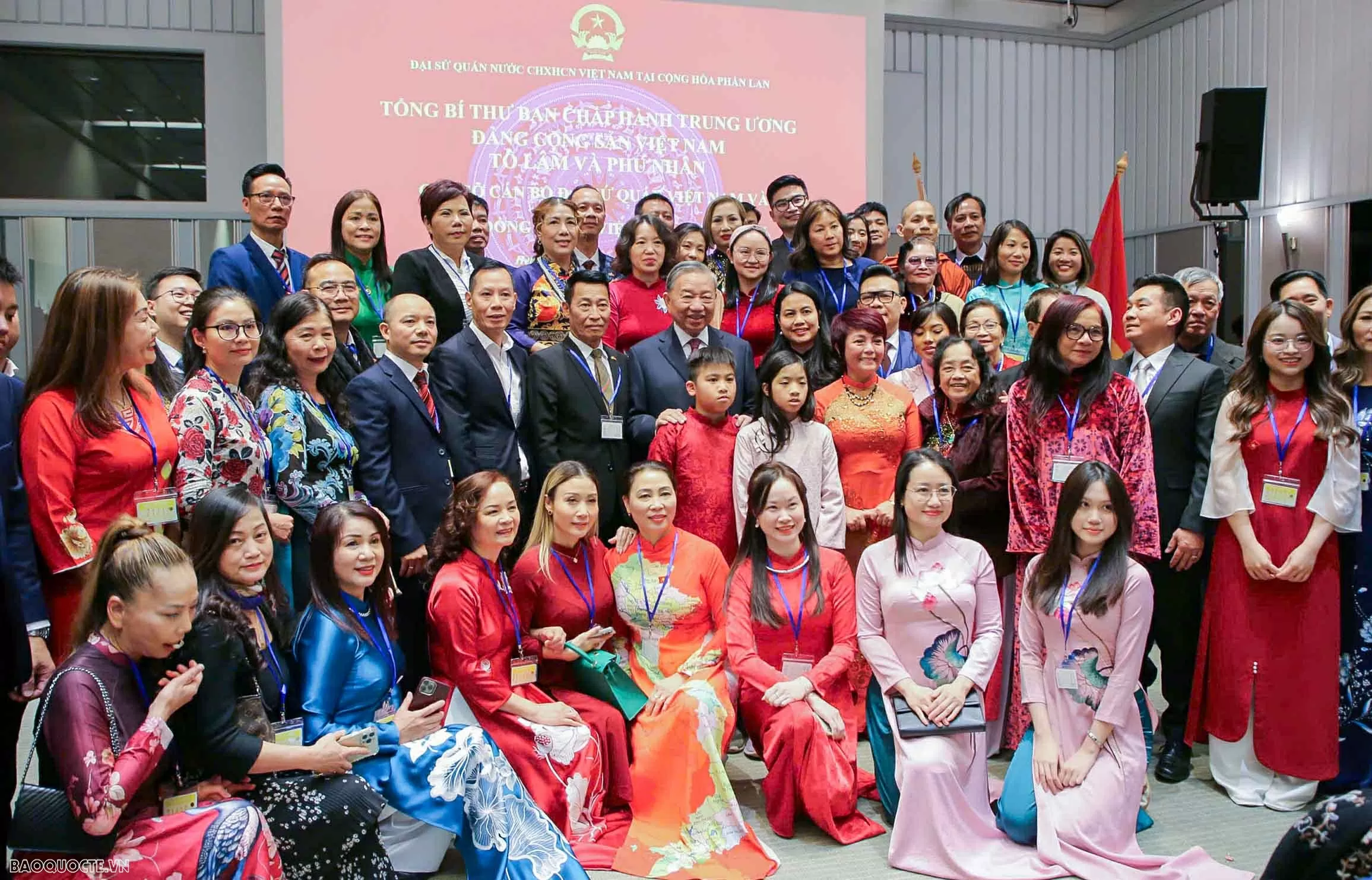 General Secretary To Lam visits Embassy, praised solidarity and contributions of Vietnamese communities in Nordic countries