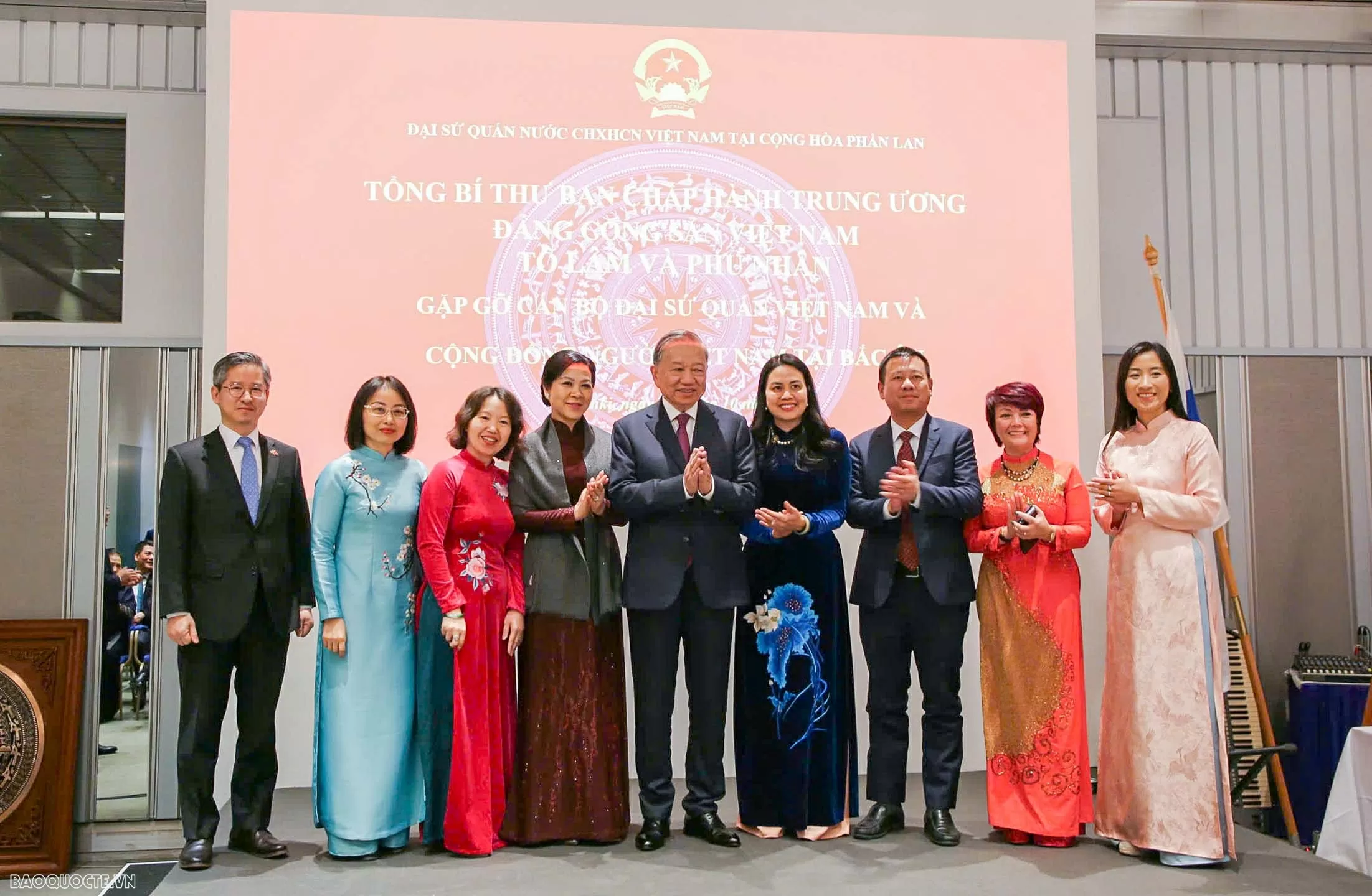 General Secretary To Lam visits Embassy, praised solidarity and contributions of Vietnamese communities in Nordic countries