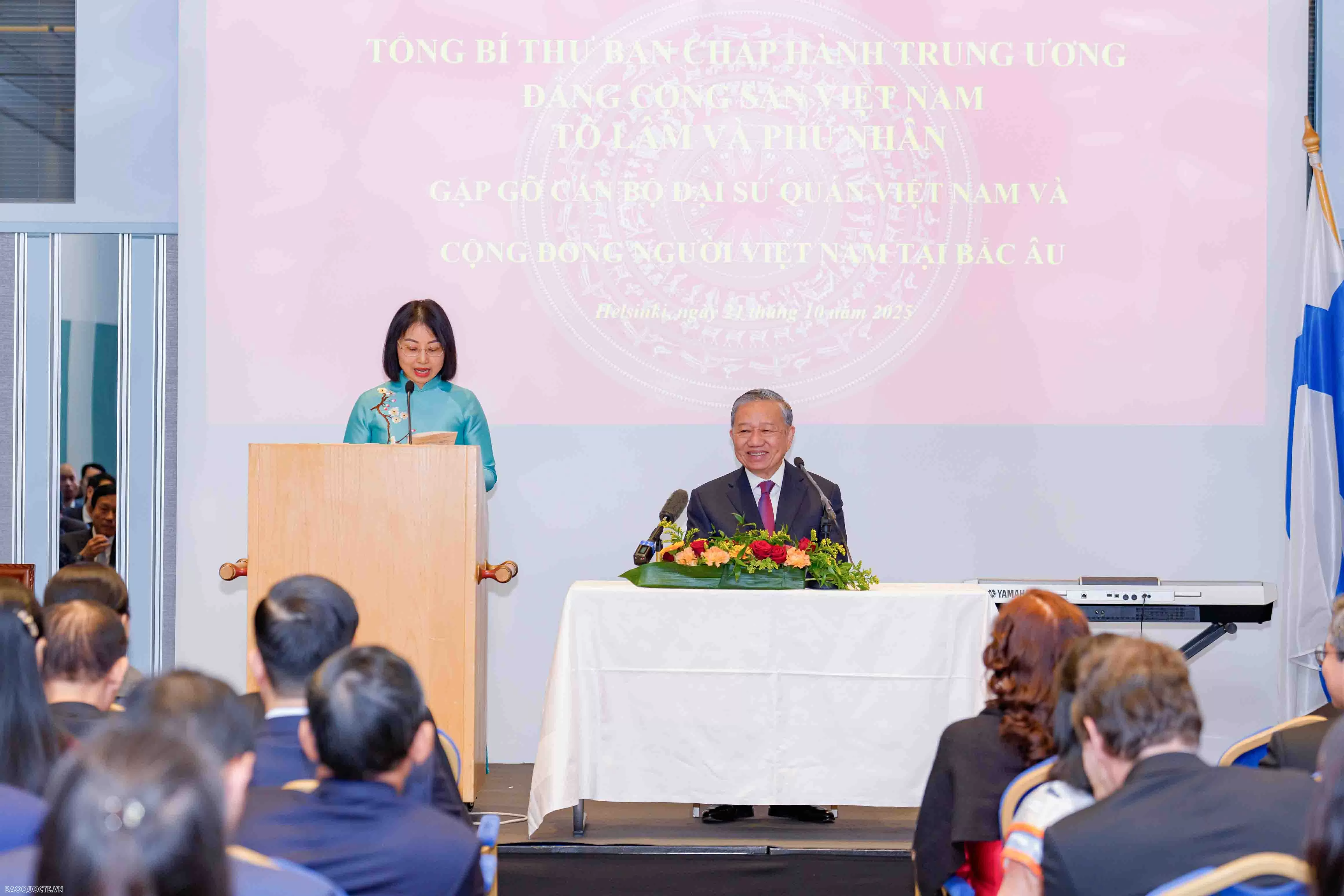 General Secretary To Lam visits Embassy, praised solidarity and contributions of Vietnamese communities in Nordic countries