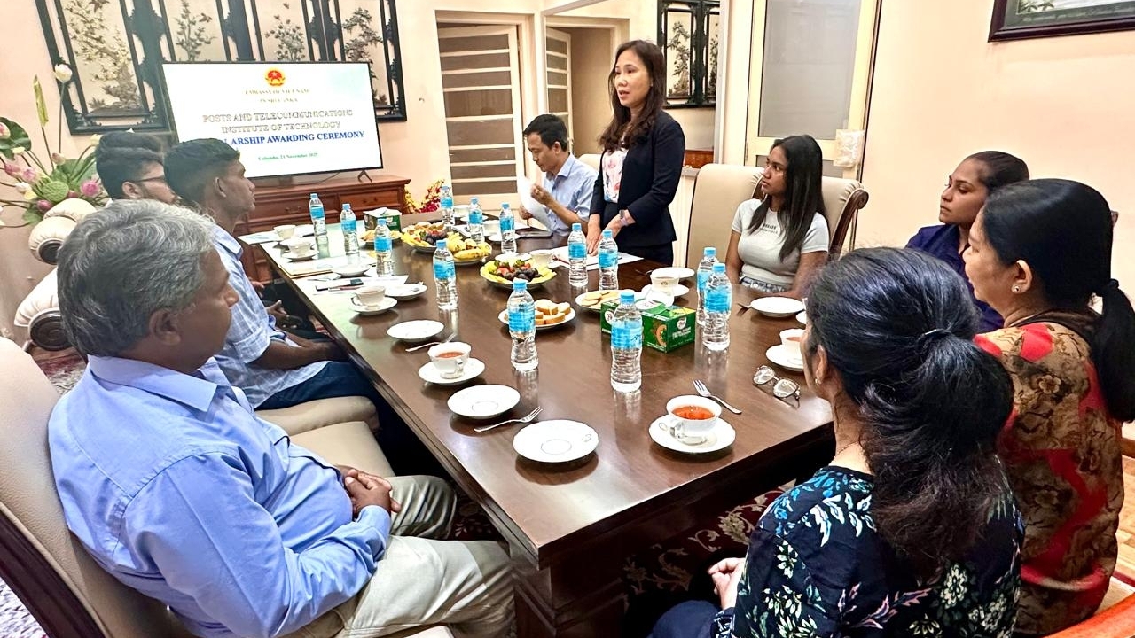 Full scholarships awarded to Sri Lankan students to study at the Posts and Telecommunications Institute of Technology