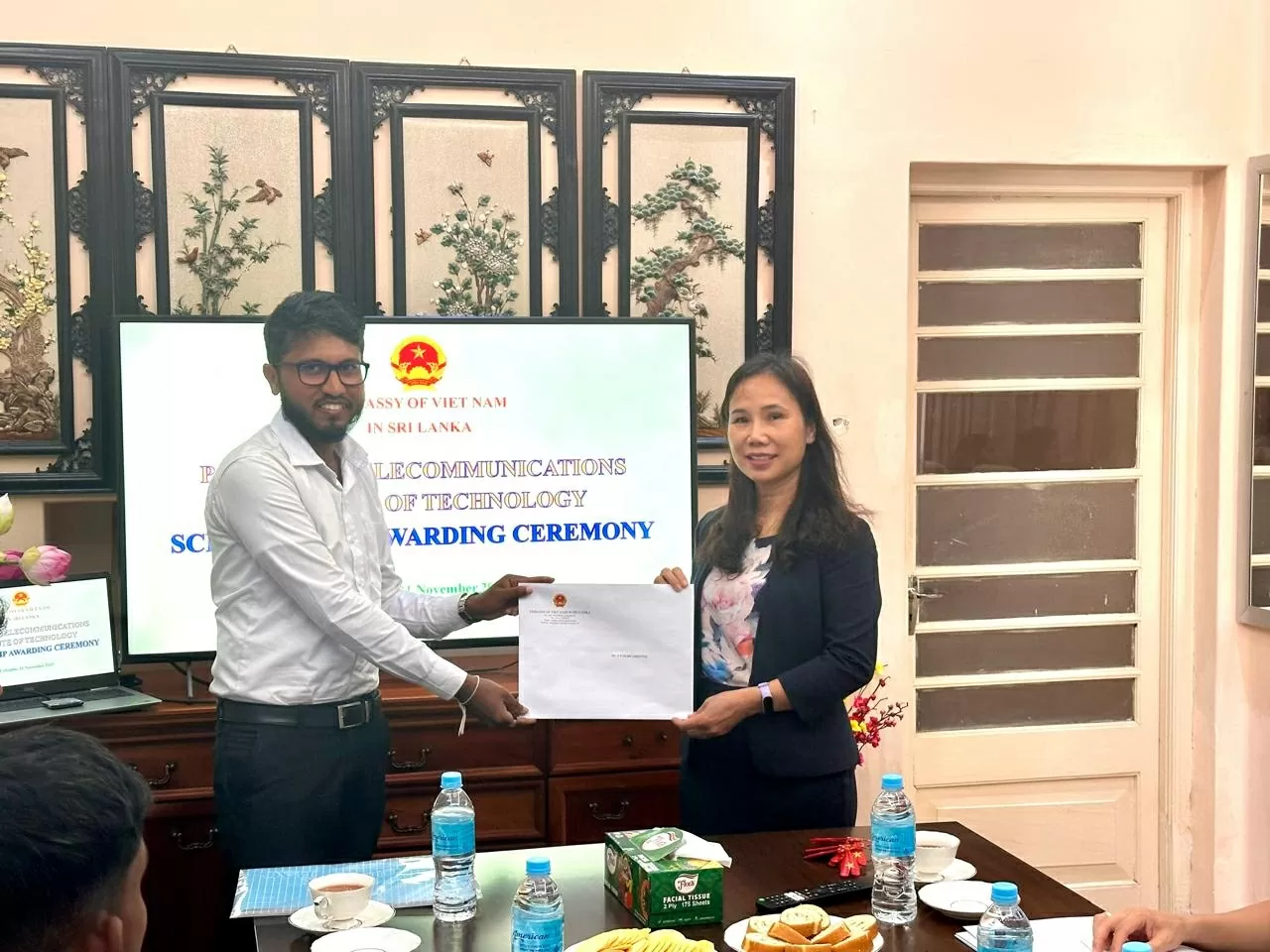 Full scholarships awarded to Sri Lankan students to study at the Posts and Telecommunications Institute of Technology Full scholarships awarded to Sri Lankan students to study at the Posts and Telecommunications Institute of Technology