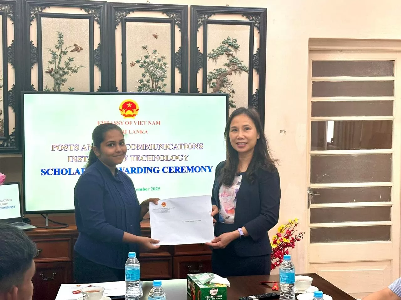 Full scholarships awarded to Sri Lankan students to study at the Posts and Telecommunications Institute of Technology Full scholarships awarded to Sri Lankan students to study at the Posts and Telecommunications Institute of Technology