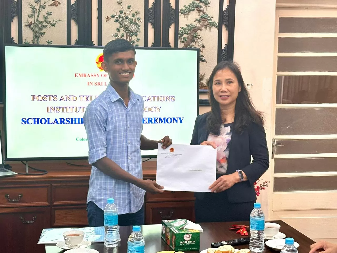 Full scholarships awarded to Sri Lankan students to study at the Posts and Telecommunications Institute of Technology Full scholarships awarded to Sri Lankan students to study at the Posts and Telecommunications Institute of Technology