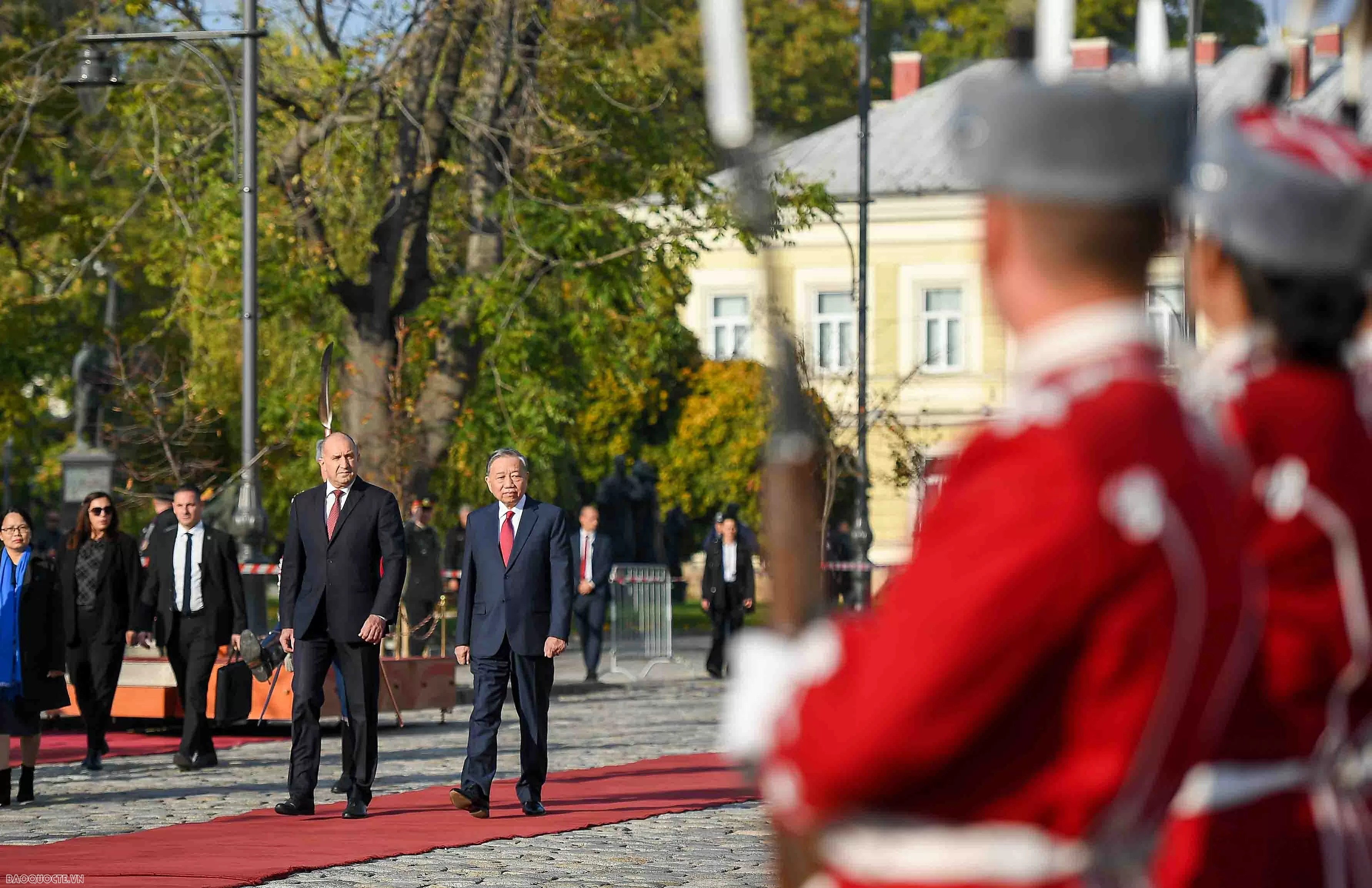 Welcome ceremony held for General Secretary To Lam and Spouse in Bulgaria