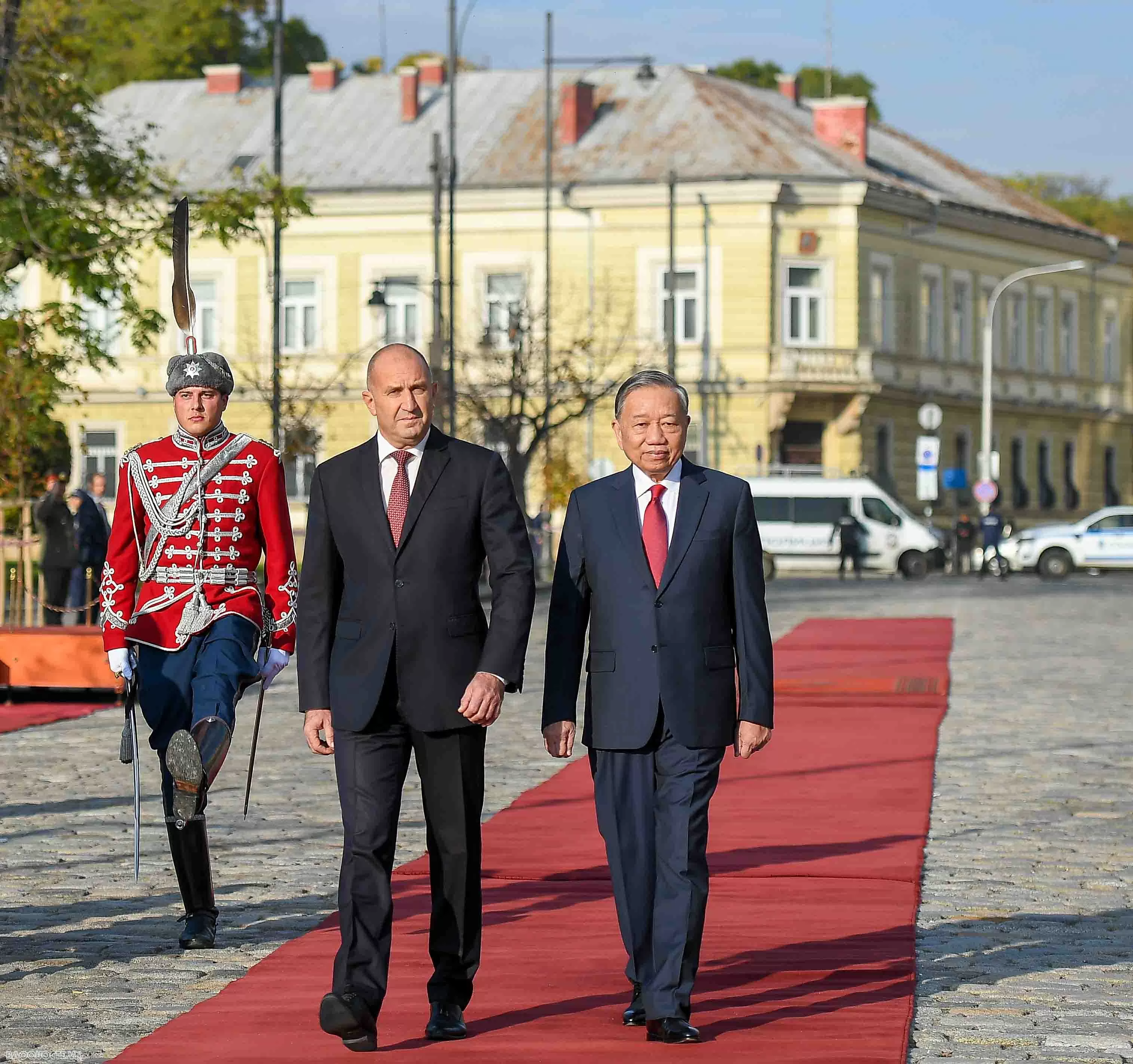 Welcome ceremony held for General Secretary To Lam and Spouse in Bulgaria