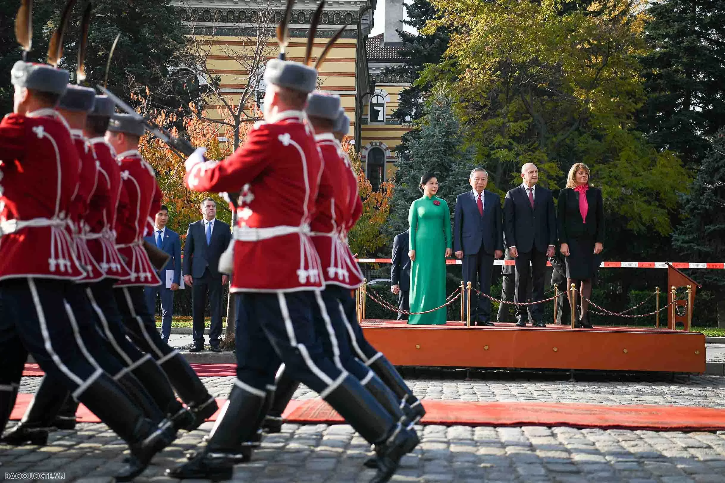 Welcome ceremony held for General Secretary To Lam and Spouse in Bulgaria