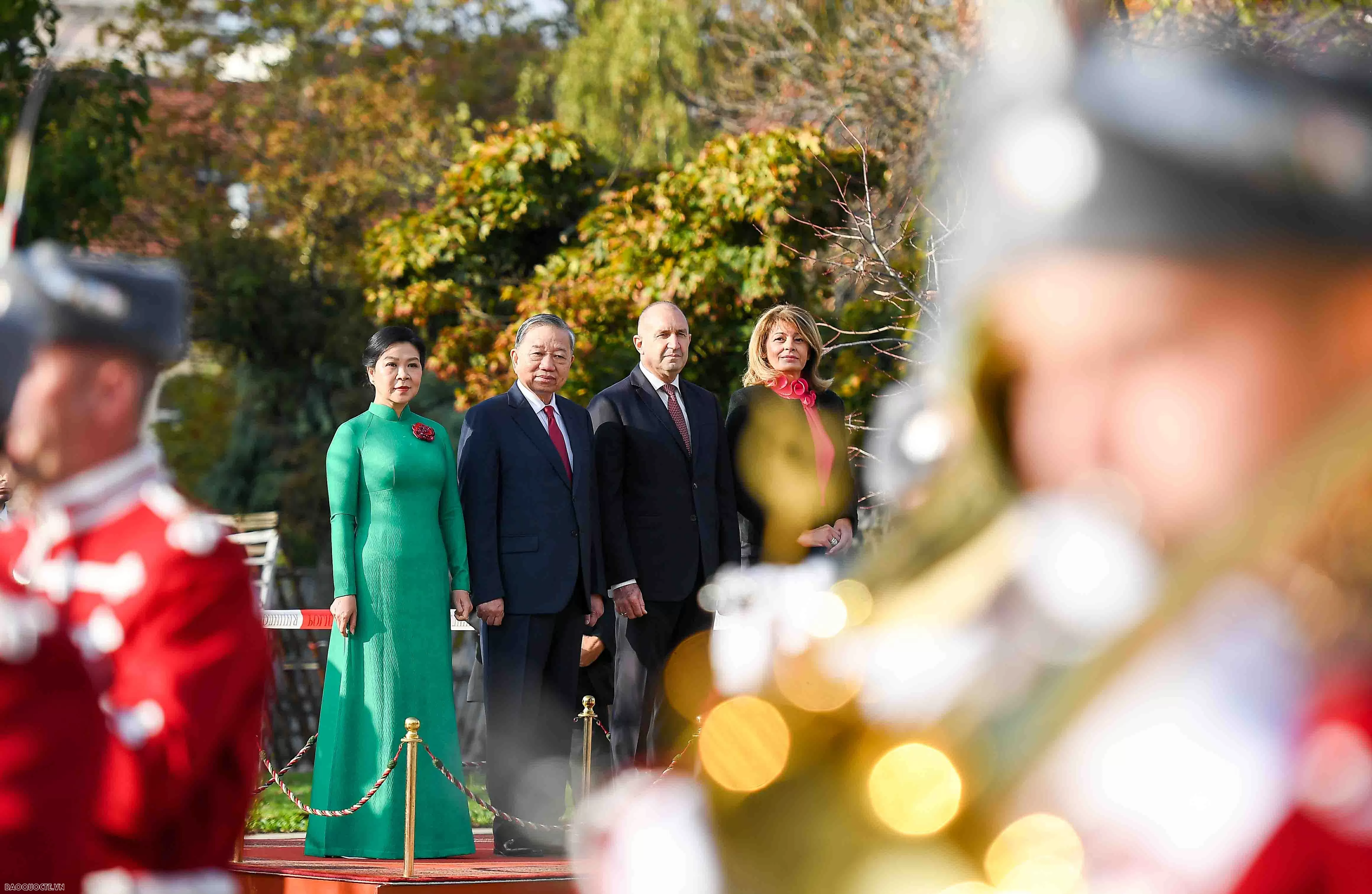 Welcome ceremony held for General Secretary To Lam and Spouse in Bulgaria