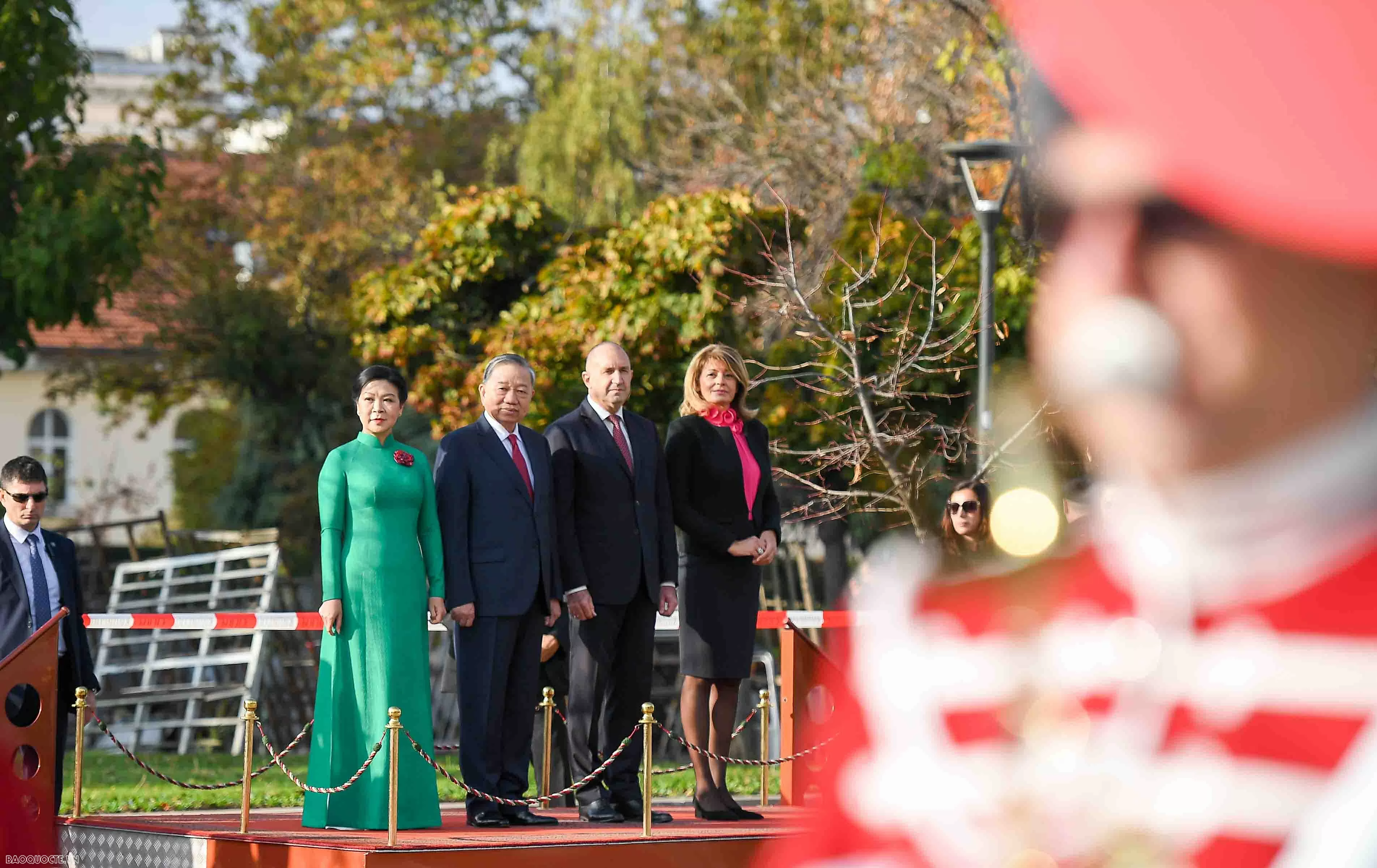 Welcome ceremony held for General Secretary To Lam and Spouse in Bulgaria