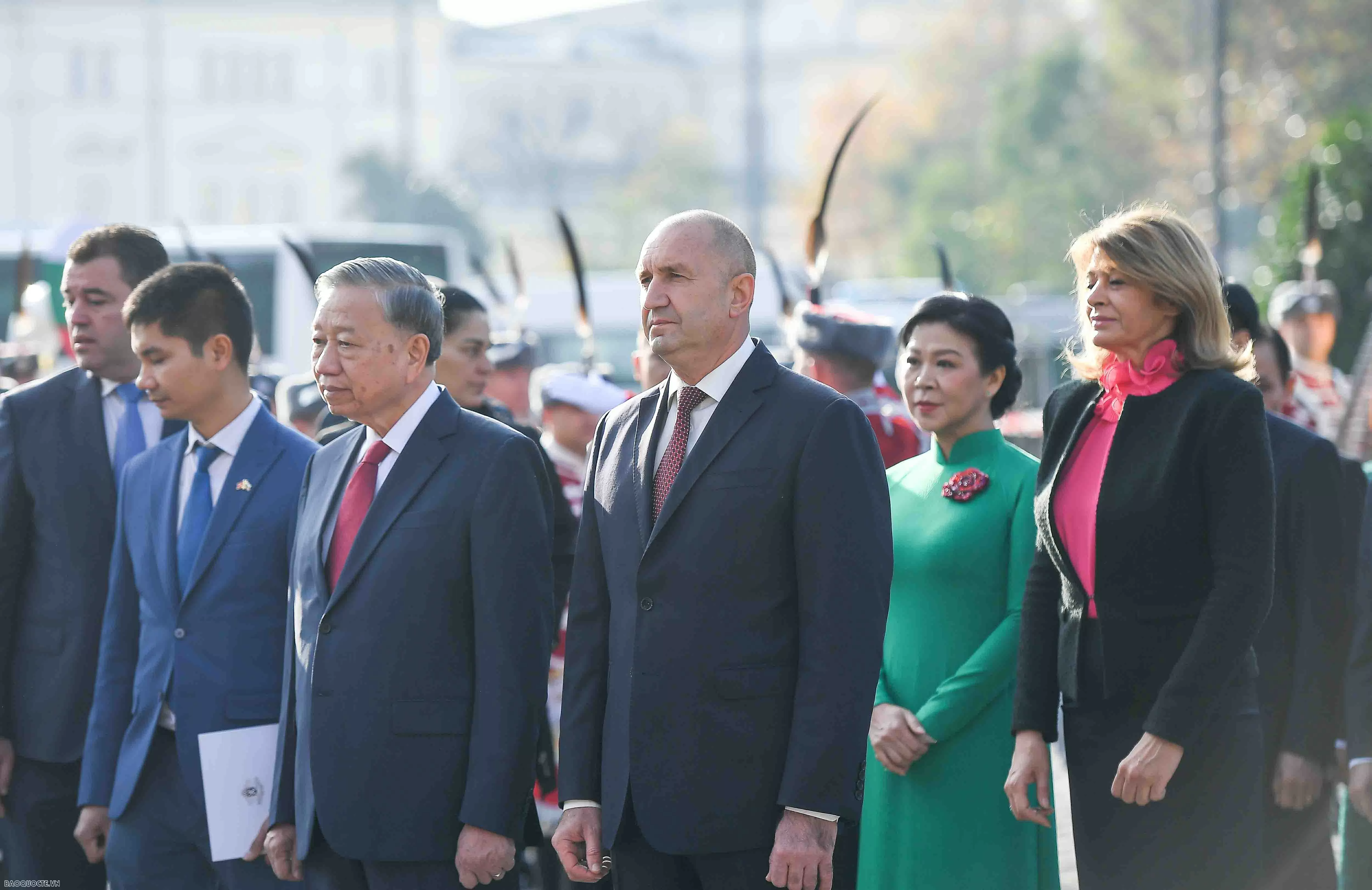 Welcome ceremony held for General Secretary To Lam and Spouse in Bulgaria