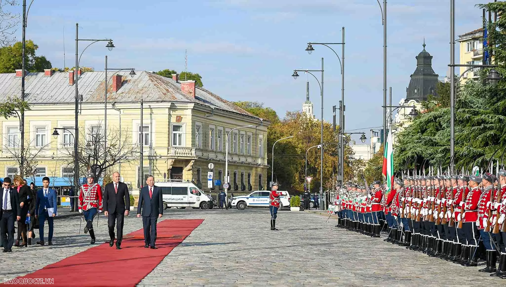 Welcome ceremony held for General Secretary To Lam and Spouse in Bulgaria