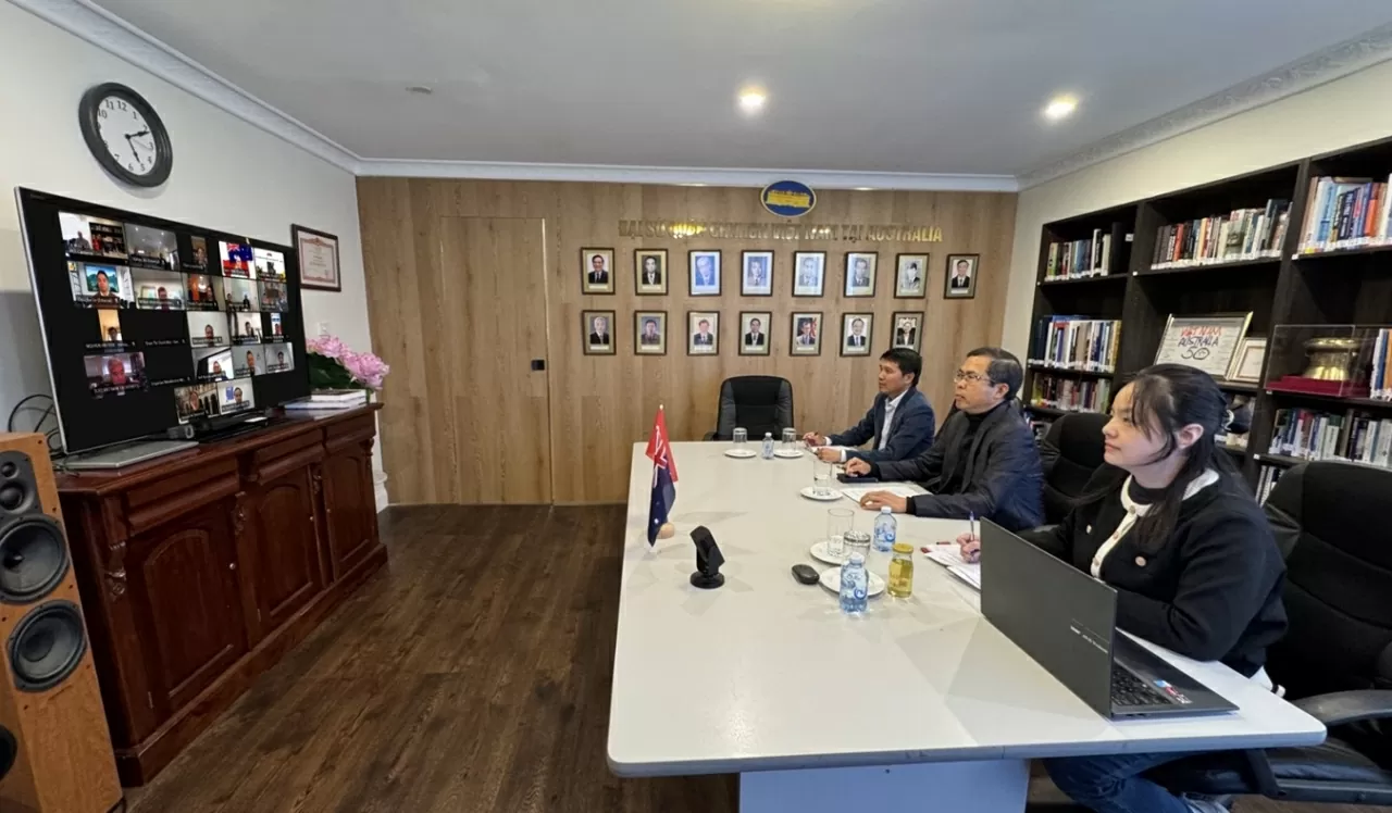 Online meeting of Australia-Vietnam business organizations Online meeting of Australia-Vietnam business organizations