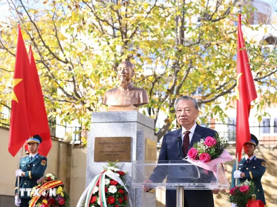 General Secretary To Lam attends the inauguration of President Ho Chi Minh's Statue in Bulgaria General Secretary To Lam attends the inauguration of President Ho Chi Minh's Statue in Bulgaria