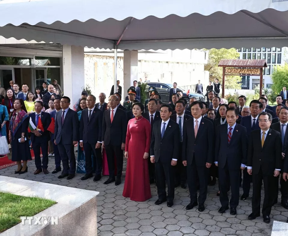 General Secretary To Lam attends the inauguration of President Ho Chi Minh's Statue in Bulgaria