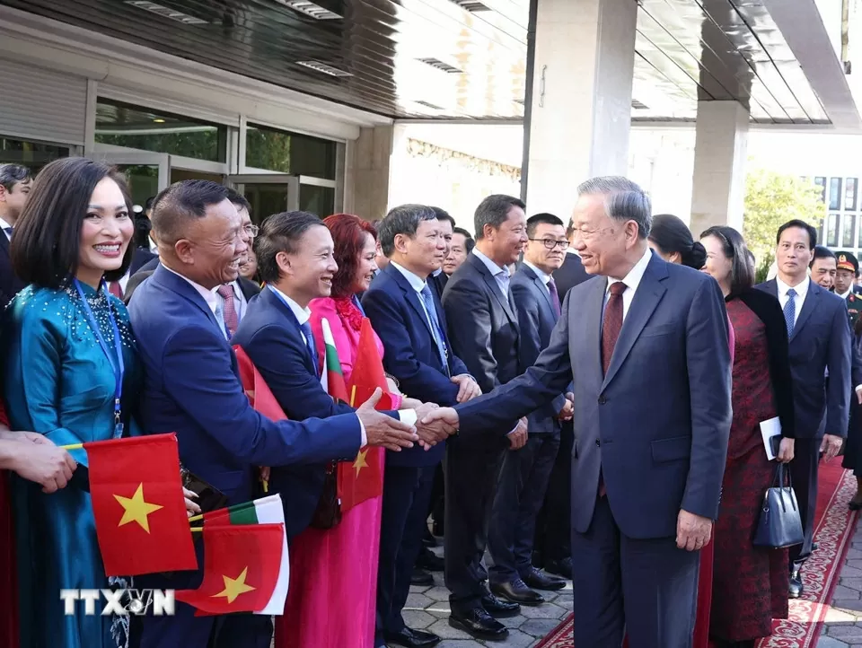 General Secretary To Lam attends the inauguration of President Ho Chi Minh's Statue in Bulgaria
