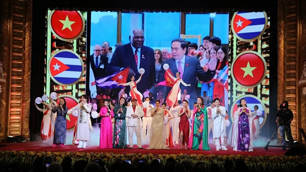 Highlights of the artistic program celebrating 65 years of Vietnam-Cuba diplomatic relations in Hanoi Highlights of the artistic program celebrating 65 years of Vietnam-Cuba diplomatic relations in Hanoi