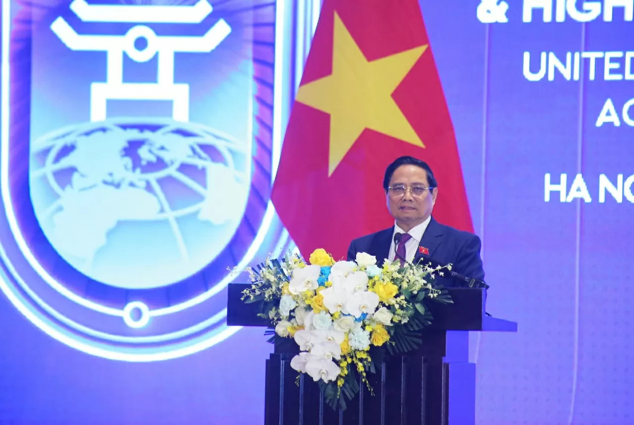 Prime Minister Pham Minh Chinh, UN Secretary-General meet the press on Hanoi Convention Signing Ceremony