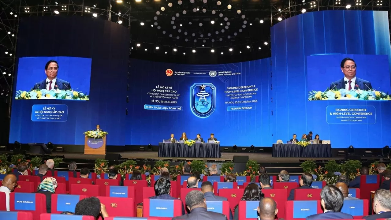 Prime Minister Pham Minh Chinh emphasizes cybersecurity as 'backbone' of national digital transformation at Hanoi Convention