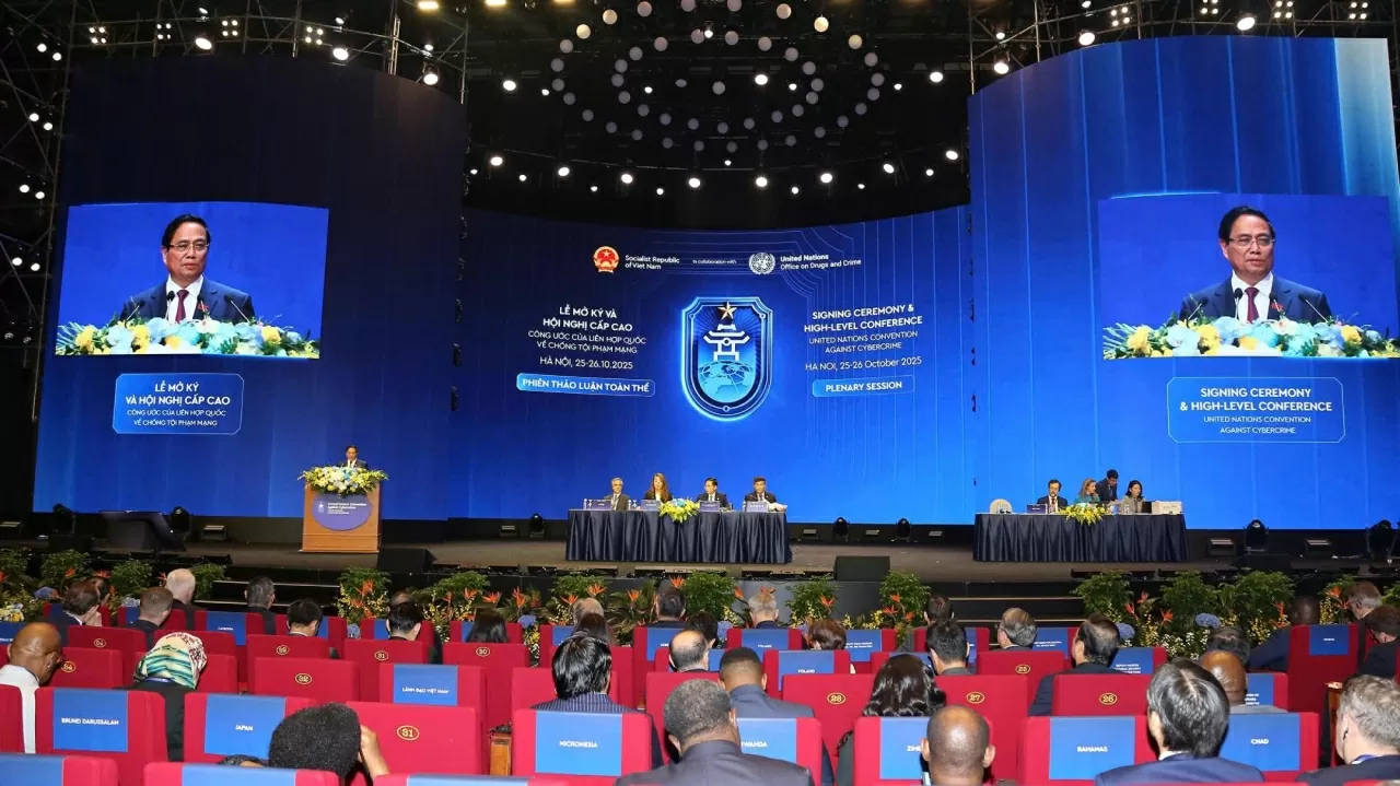 Prime Minister Pham Minh Chinh emphasizes cybersecurity as 'backbone' of national digital transformation at Hanoi Convention