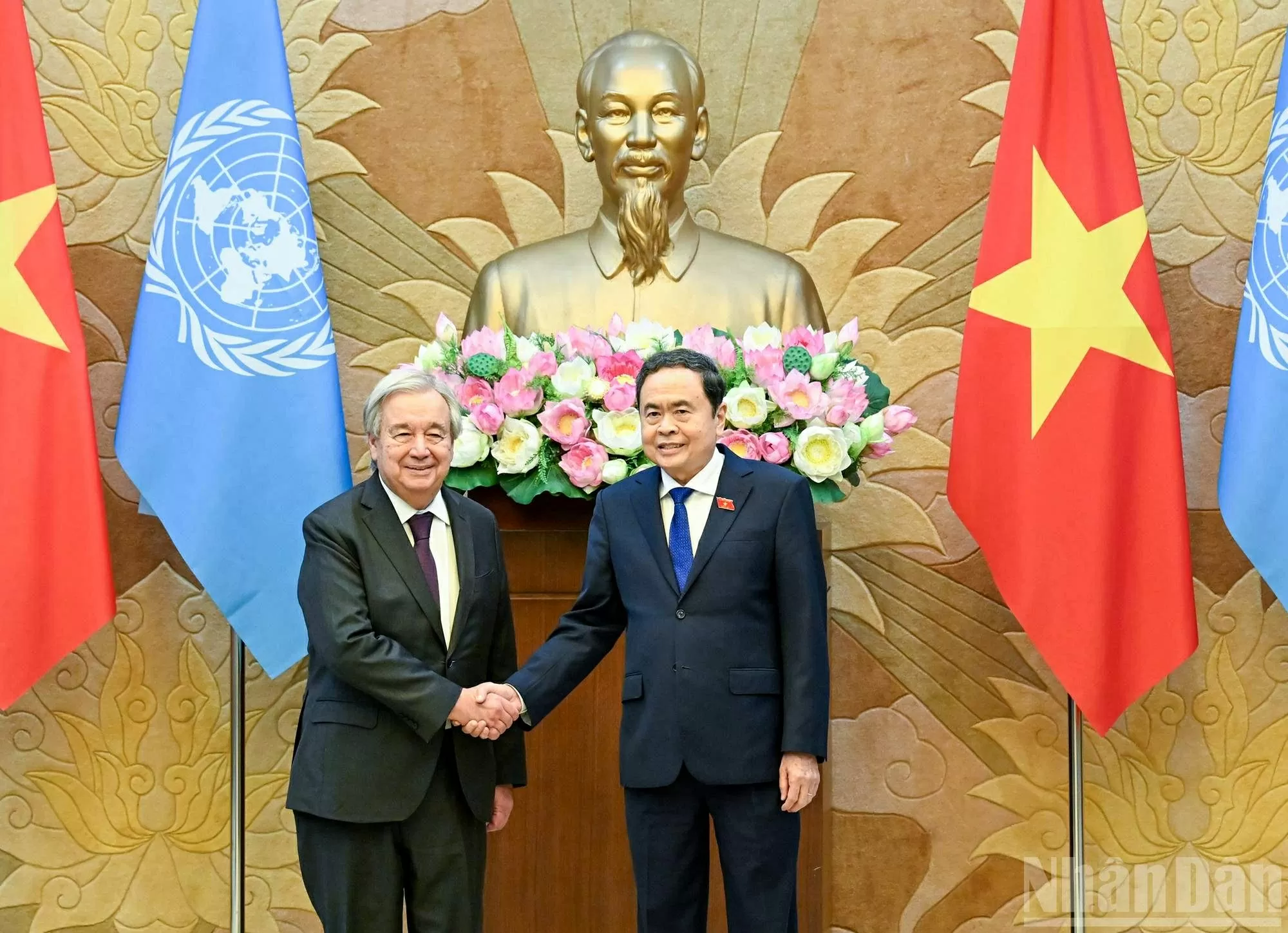 National Assembly Chairman Tran Thanh Man receives UN Secretary-General