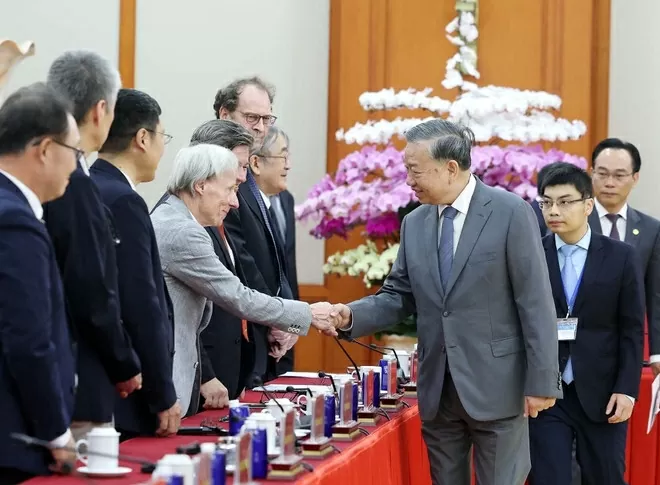 Party chief To Lam hosts delegates to 7th International Conference on Vietnamese Studies Party chief To Lam hosts delegates to 7th International Conference on Vietnamese Studies