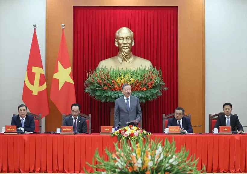 Party General Secretary To Lam hosts delegates to 7th International Conference on Vietnamese Studies