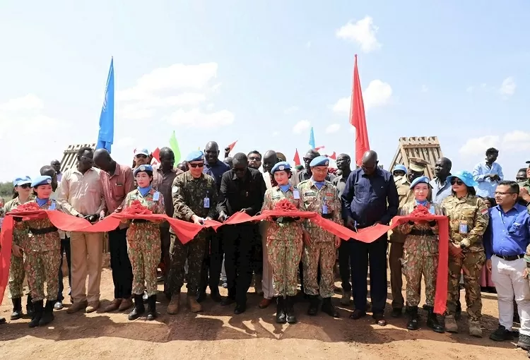 Vietnamese Engineering Team successfully restored a vital bridge in the Abyei area