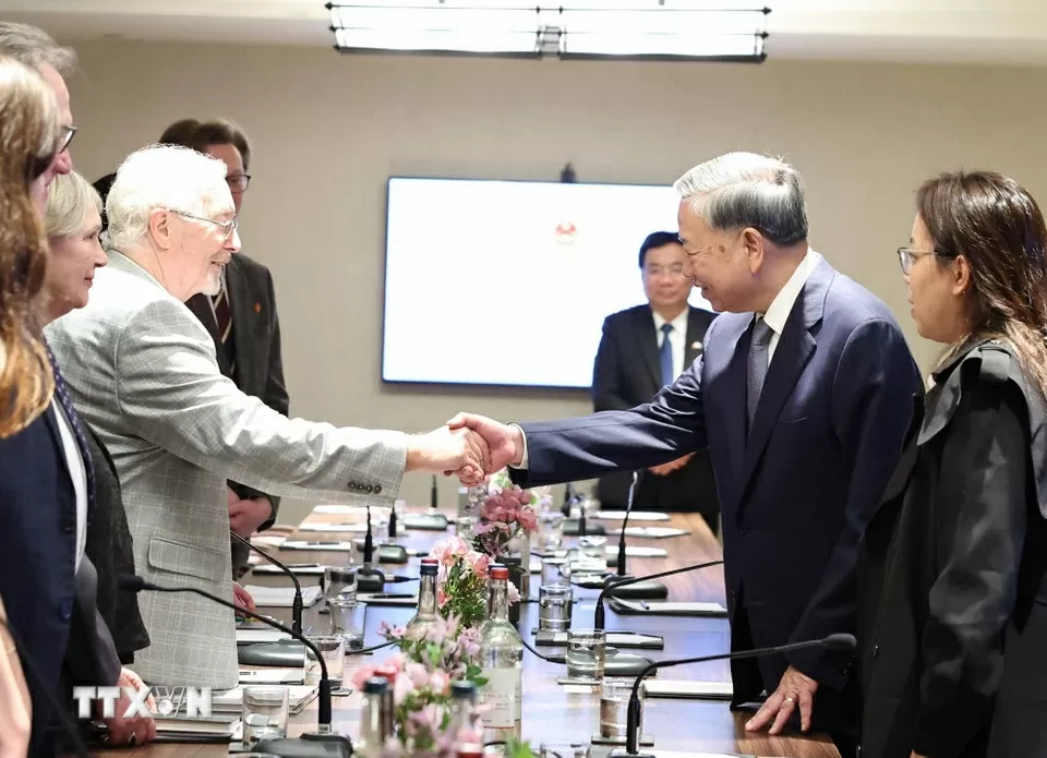 Party chief To Lam meets CPB General Secretary, reaffirms Vietnam’s valued partnership with the UK