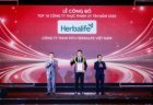 Herbalife Vietnam wins the prestigious Top 10 most reputable food companies award for the fifth consecutive time