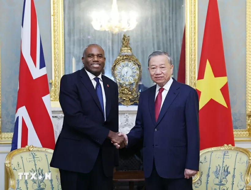 General Secretary To Lam receives UK Deputy Prime Minister David Lammy