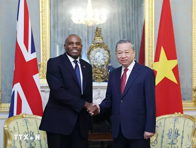 General Secretary To Lam receives UK Deputy Prime Minister David Lammy