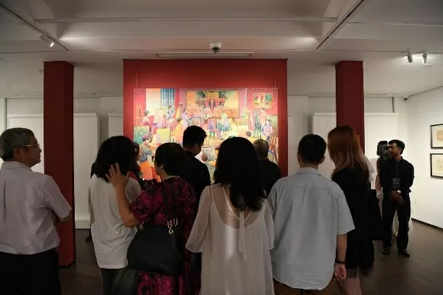 Exhibition Figuring a Shape: Painter To Ngoc Van and the dialogue with the contemporary