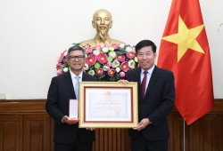 Deputy Foreign Minister presents Friendship Order to Indonesian Ambassador Denny Abdi